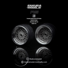 Load image into Gallery viewer, Sakura - Custom wheel 64 scale model BBS RS