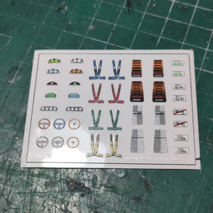 Sticker Set Detailing Interior