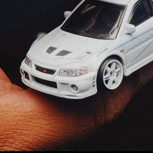 Decal hotwheels Mitsubishi Lancer Evolution Mines Motorsports