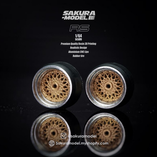 Sakura - Custom wheel 64 scale model BBS RS