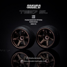 Load image into Gallery viewer, Sakura - Custom wheel 64 scale model TE37 SL