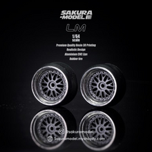 Load image into Gallery viewer, Sakura - Custom wheel 64 scale model BBS LM