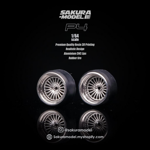 Sakura - Custom wheel 64 scale model P4