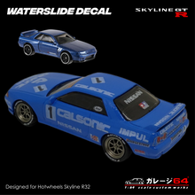 Load image into Gallery viewer, Decal Set Hotwheels Skyline R32 Calsonic JGTC