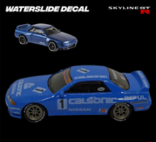 Load image into Gallery viewer, Decal Set Hotwheels Skyline R32 Calsonic JGTC