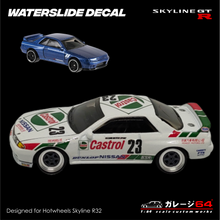 Load image into Gallery viewer, Decal Set Hotwheels Skyline R32 Castrol JGTC