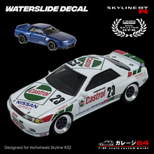 Load image into Gallery viewer, Decal Set Hotwheels Skyline R32 Castrol JGTC