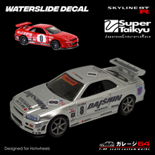 Load image into Gallery viewer, Decal Set Hotwheels Skyline R34 Daishin Super Taikyu