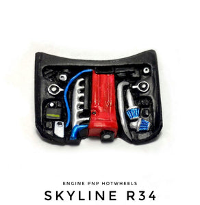 Engine PNP Hotwheels Skyline R34 (RB26DET) BMJ