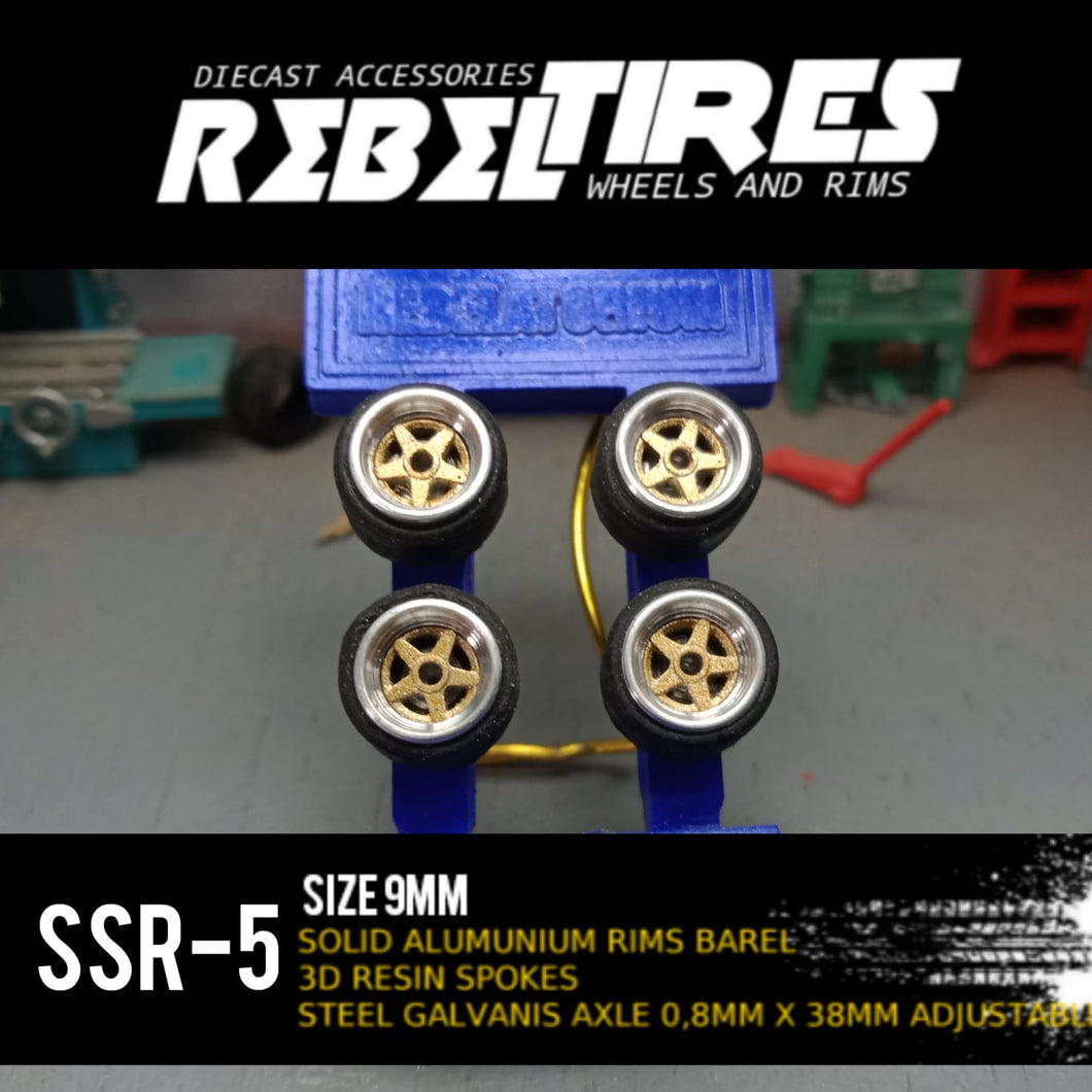 Rebel tires by Arise Lightspear model SSR5