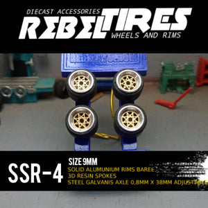 Rebel tires by Arise Lightspear model SSR4