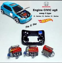 Load image into Gallery viewer, Engine PNP Hotwheels Civic EG6 (3 Engine Type) BMJ