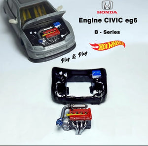 Engine PNP Hotwheels Civic EG6 (3 Engine Type) BMJ