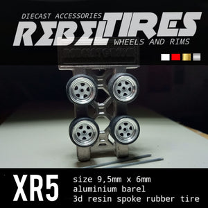 Rebel tires by Arise Lightspear model XR5