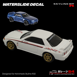 Decal Set Hotwheels Skyline R32 Nismo S-tune