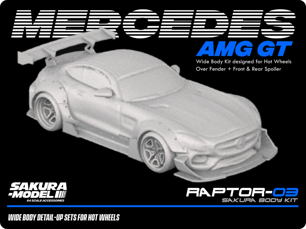 Sakura - Add on Body kit for Hot Wheels AMG GT