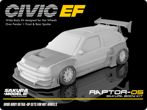 Sakura - Add on Body kit for Hot Wheels Civic EF