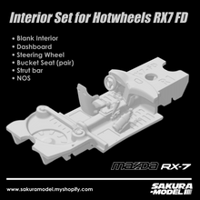 Load image into Gallery viewer, Interior Set for Hotwheels RX7 FD - Accessories Sakura Model