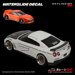 Decal Set Hotwheels Skyline R35 Mine Motorsports