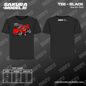 Tee Black - RX7 FD