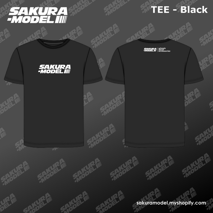 Tee Black - Sakura Model