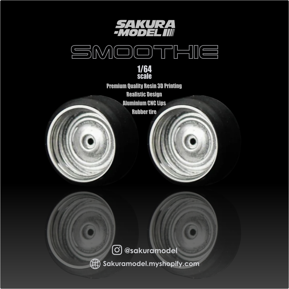 Sakura - Custom wheel 64 scale model Smoothie