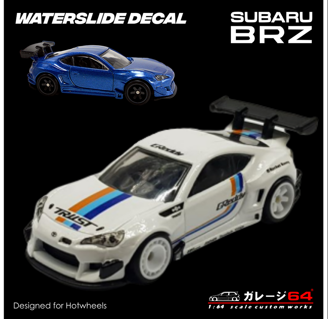 Decal set Hotwheels Subaru BRZ Pandem - Greddy