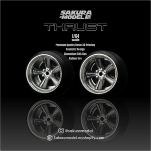 Sakura - Custom wheel 64 scale model Thrust