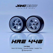 Load image into Gallery viewer, Rubber wheels JV Wheels model HRE 446