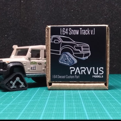 Parvus Models Snow Track V.1 skala 64 custom hotwheels