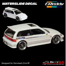 Load image into Gallery viewer, Decal set Hotwheels Civic EF Greddy Kenji