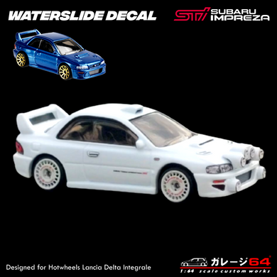 Decal set Hotwheels Subaru 22B